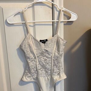 Sugarlips Lace Bodysuit in Cream